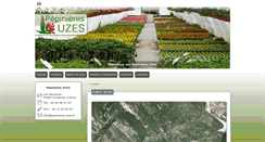 Desktop Screenshot of pepinieres-uzes.fr